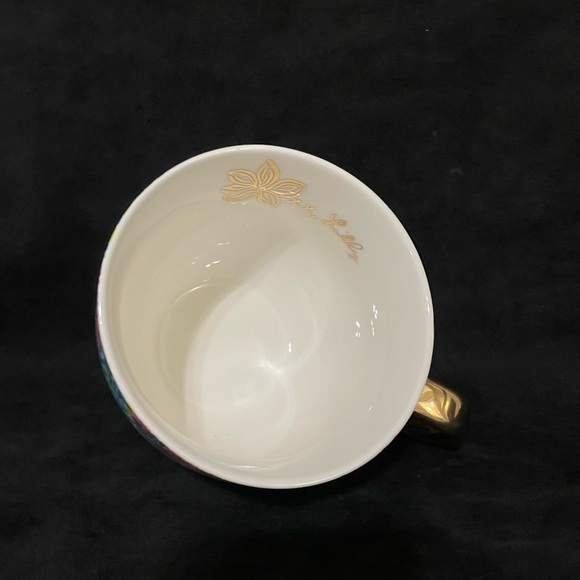 Lilly Pulitzer Colorful Ceramic Mug with Gold Handle - Picture 7 of 10